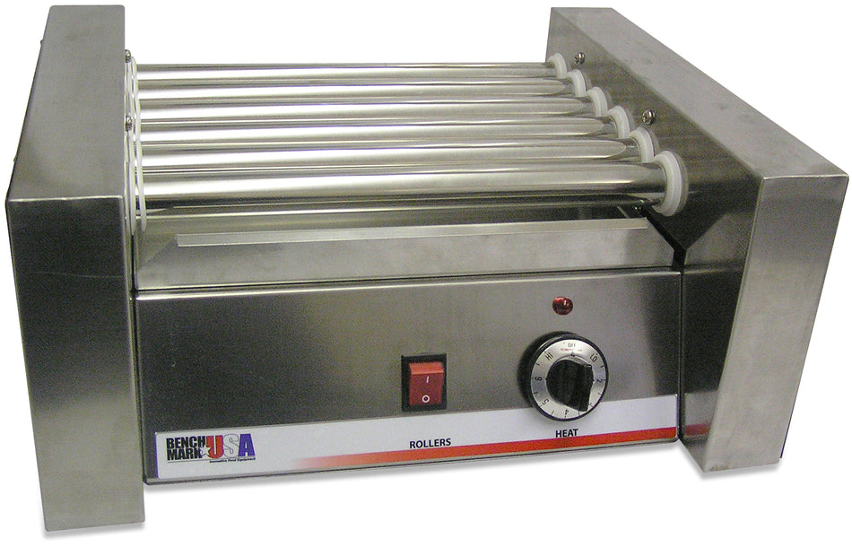 Winco 62010 16 Inch Stainless Steel Hot Dog Grill with Removable Drip Tray