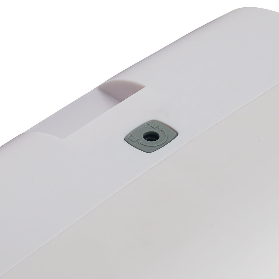 Winco TDAC-8W 12 Inch Wall Mount Touch-free Paper Towel Dispenser White with Plastic