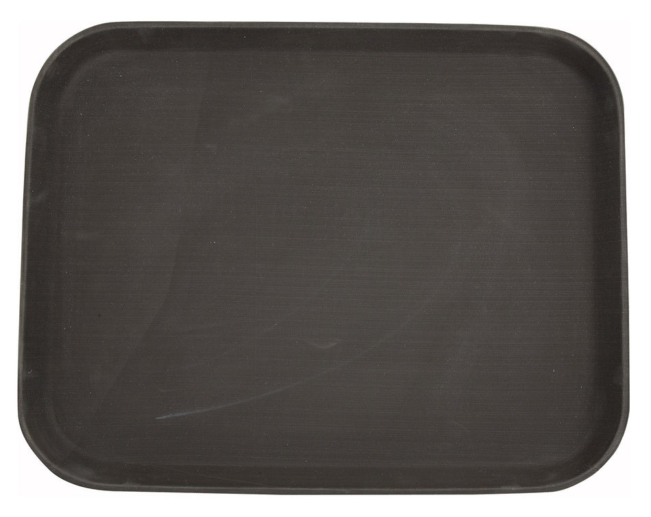 Winco TRH-1418 14 Inch Non-Skid Tray Brown Rubber-Lined Plastic