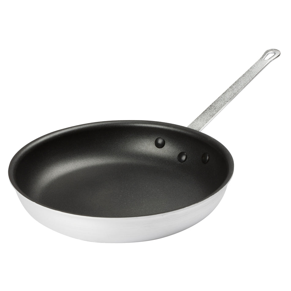 Winco AFP-12NS 12 Inch Round Fry Pan Without Lid PFOA Free Aluminum