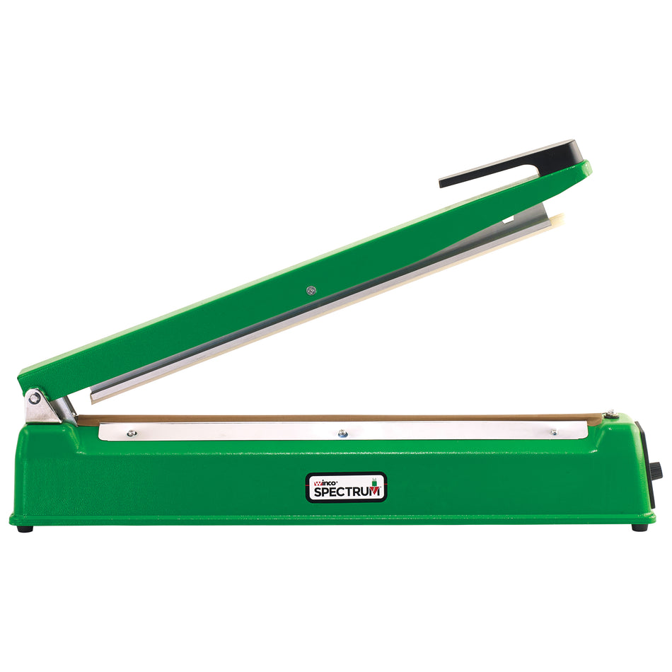 Winco EBS-400M-I 15-3/4 Inch Manual Impulse Bag Sealer Aluminum and Iron