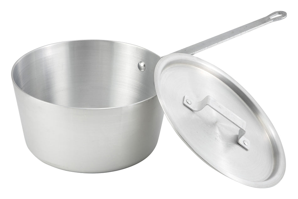 Winco ASP-1C 5-3/4 Inch Cover Round with Handle Aluminum