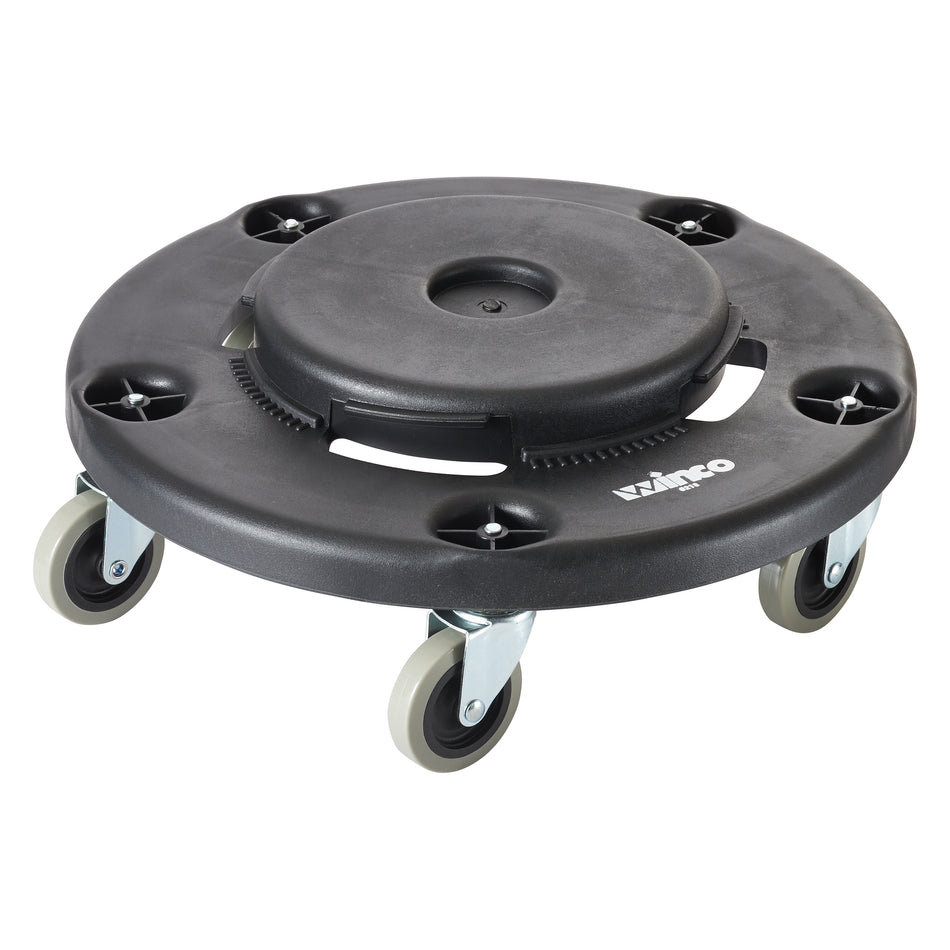 Winco DLR-18-W 3 Inch Caster Plastic Swivel Stem Without Brake 80 Lb Capacity