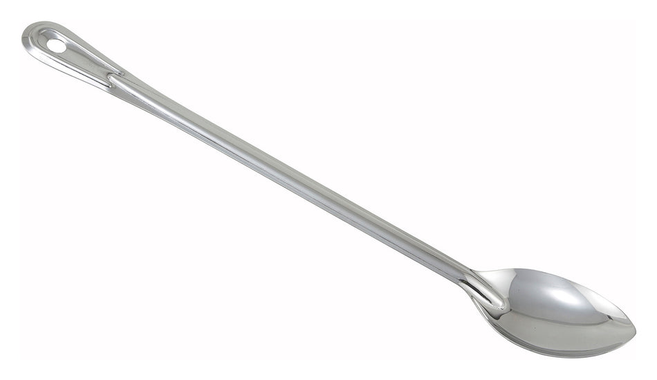 Winco BSOT-18 18 Inch Basting Spoon Solid Stainless Steel with Ergonomic Handle