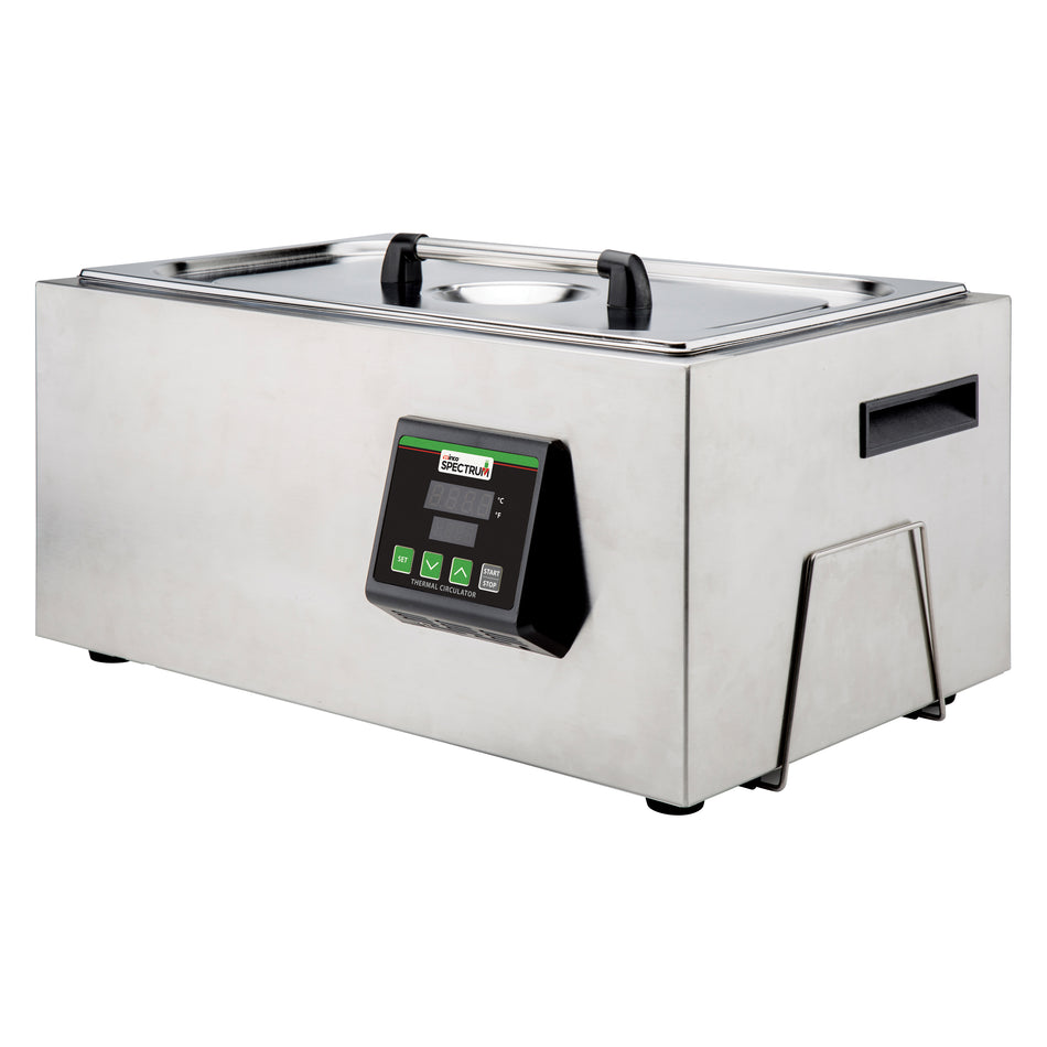 Winco ESVC-28D 26 Inch Water Bath System Electric Sous Vide Cooker with Digital Control Panel Stainless Steel