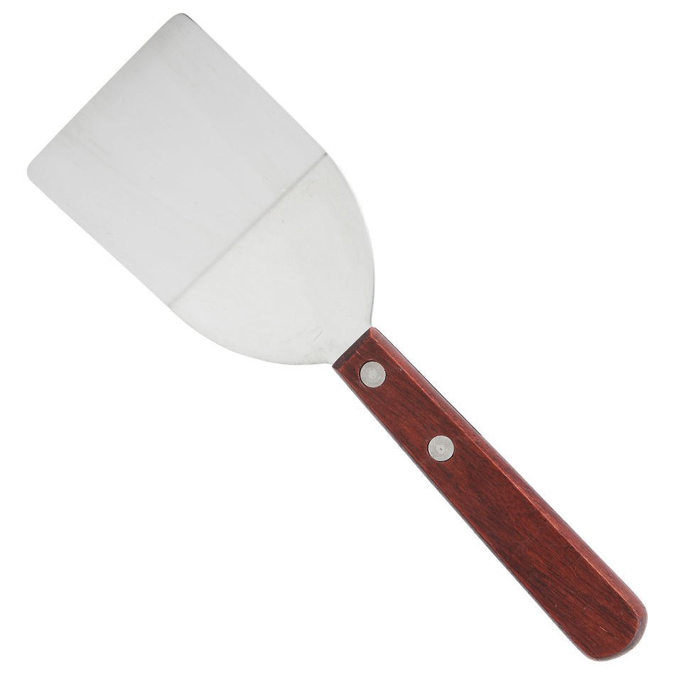 Winco TN32 2 Inch 2-1/4 Inch Blade Mini Turner Wooden Handle Stainless Steel