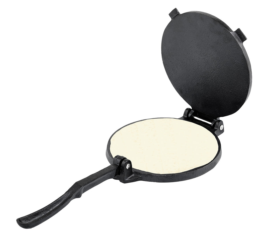 Winco TPC-8C 8 Inch Manual Tortilla Press with Integrated Handle Cast Iron