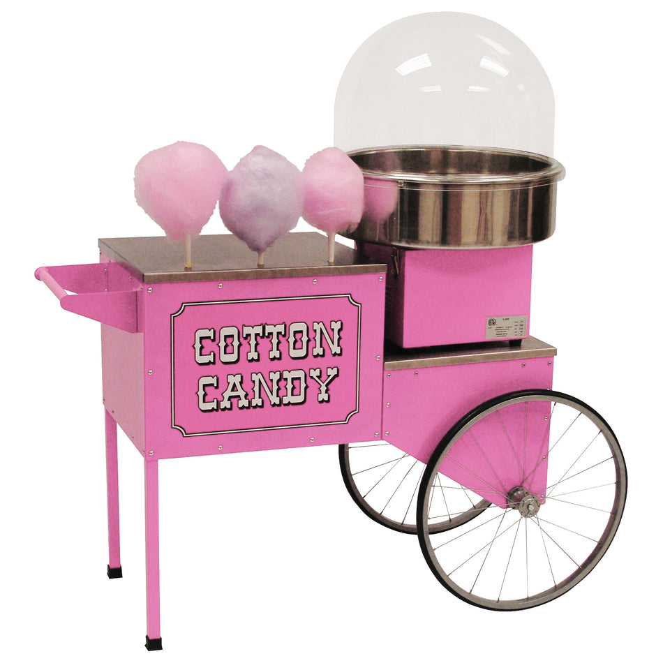 Winco 30090 60 Inch Trolley for Cotton Candy Machine with Heavy-Duty Steel Frame