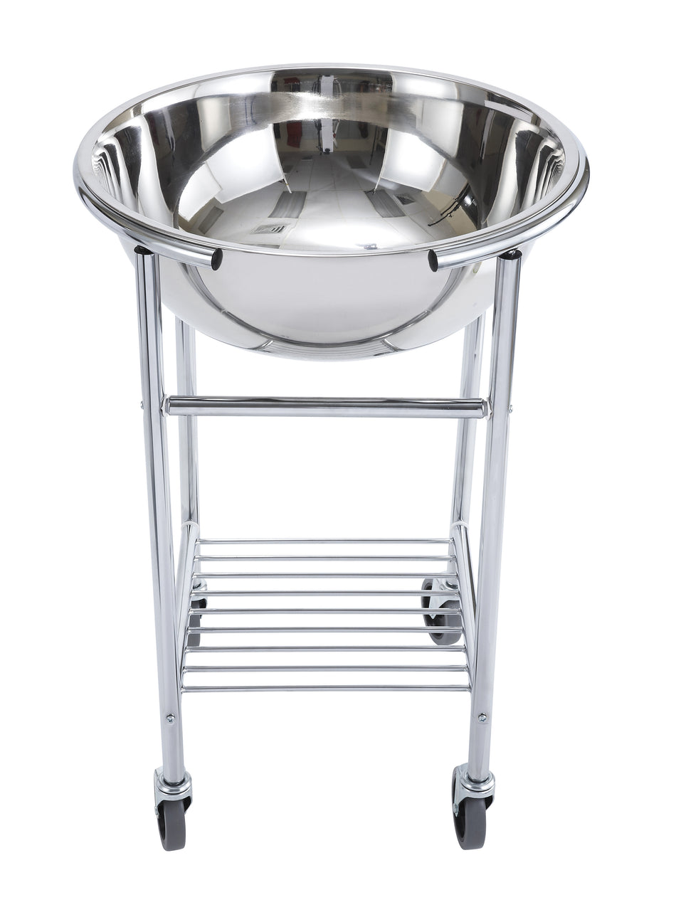 Winco MXBS-30 20 Inch Mixing Bowl Stand with Heavy-Duty Steel Construction
