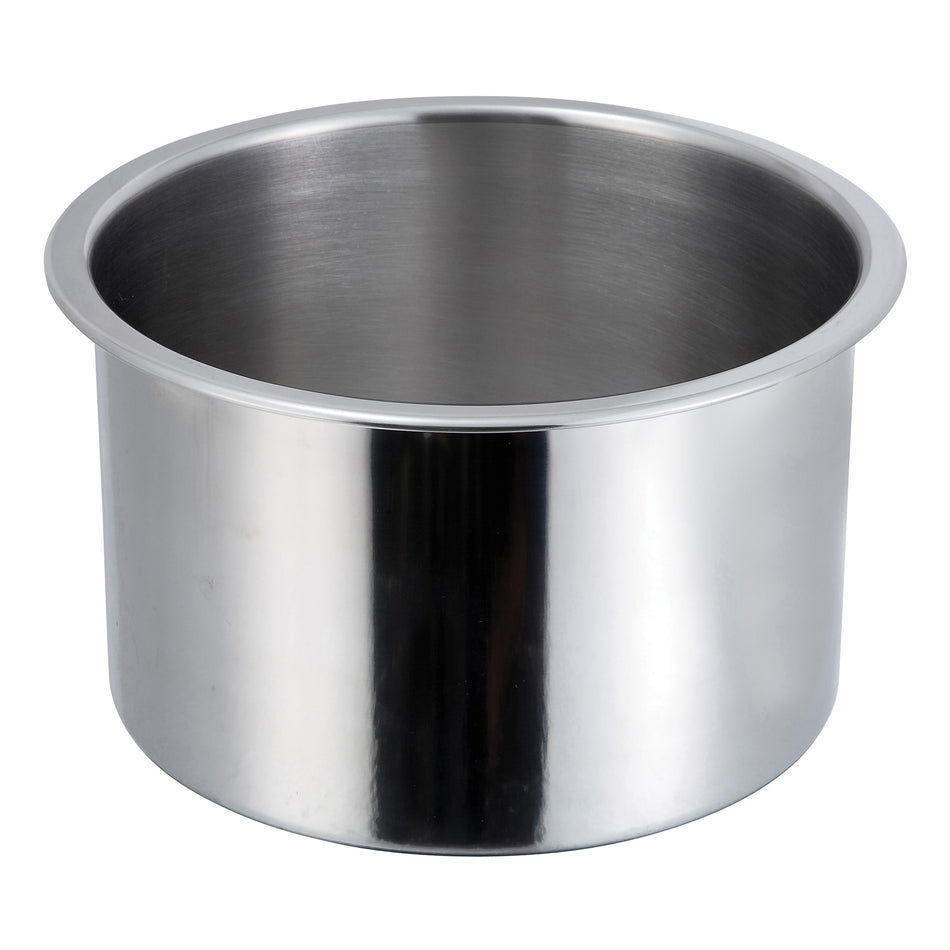 Winco 211-WP 11 Qt. Round Chafer Water Pan Stainless Steel with Durable Design