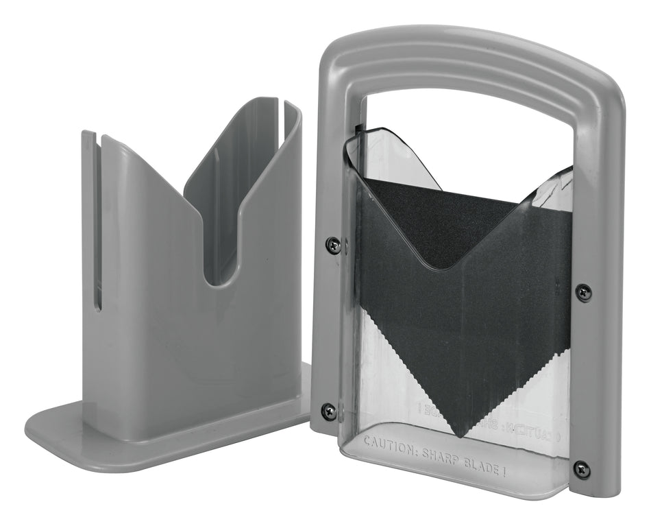 Winco BGS-1 7 Inch Non-stick Serrated Blade Bagel Slicer Polycarbonate with Clear Guard