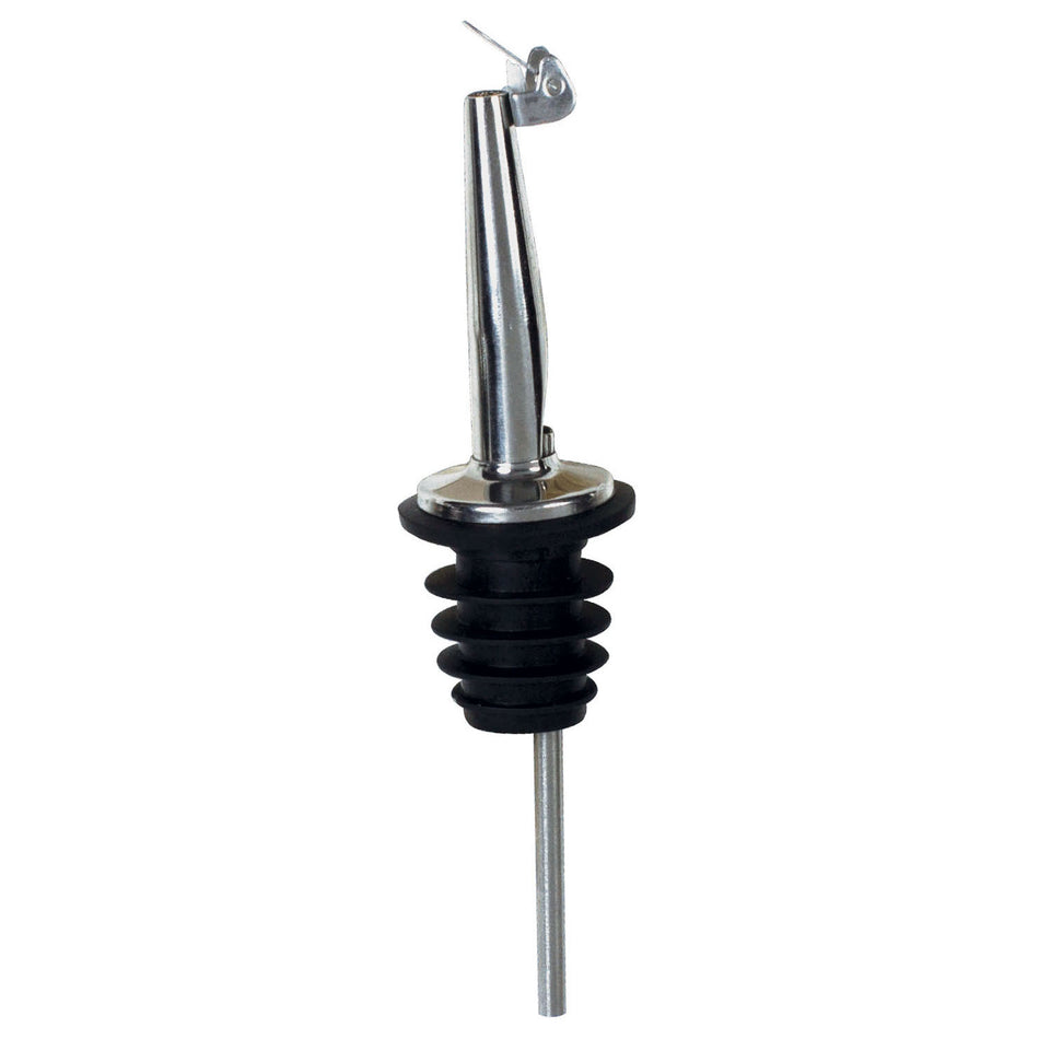 Winco PPM-4C Liquor Pourer Medium Fast Flow Stainless Steel Breather Tube