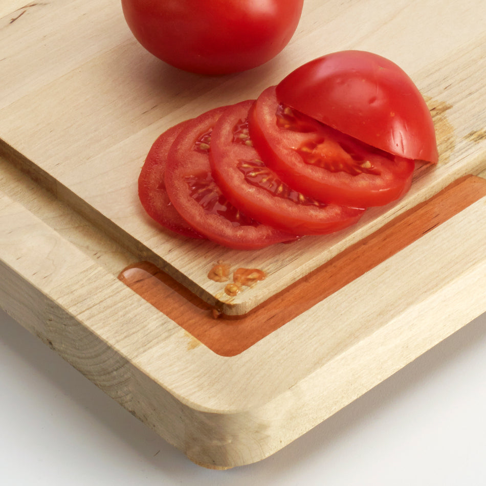 Winco WCB-2016 20 Inch Wooden Carving Board with Channel Birchwood