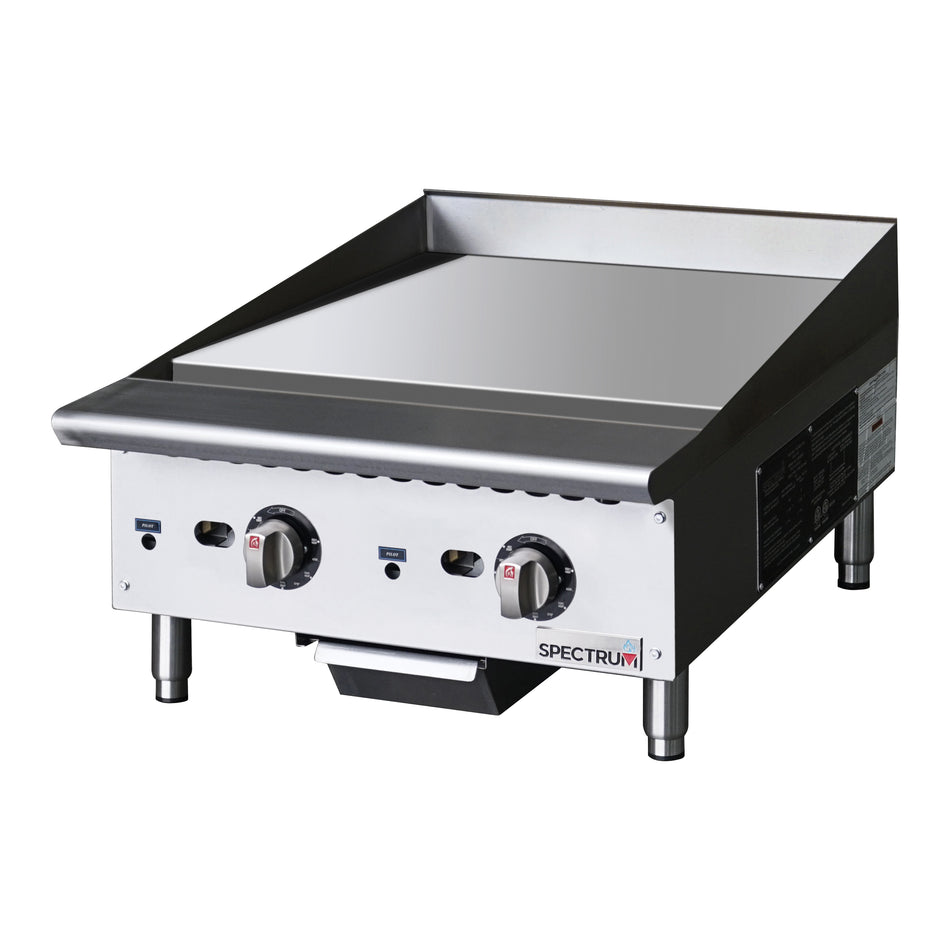 Winco NGGD-24T Spectrum™ Griddle Natural Gas Countertop