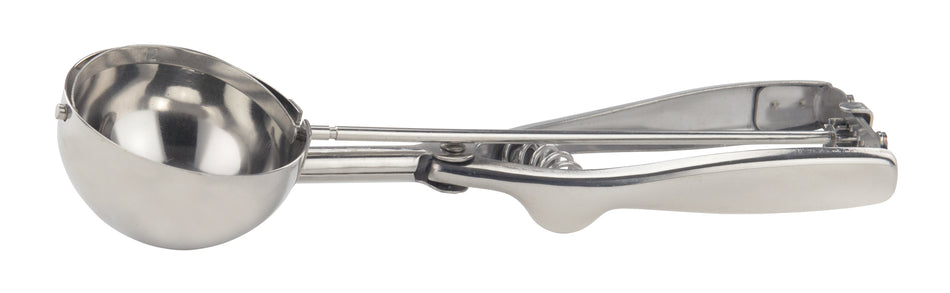 Winco ISS-12 3-1/4 Oz Round Disher Portioner Squeeze Handle Stainless Steel