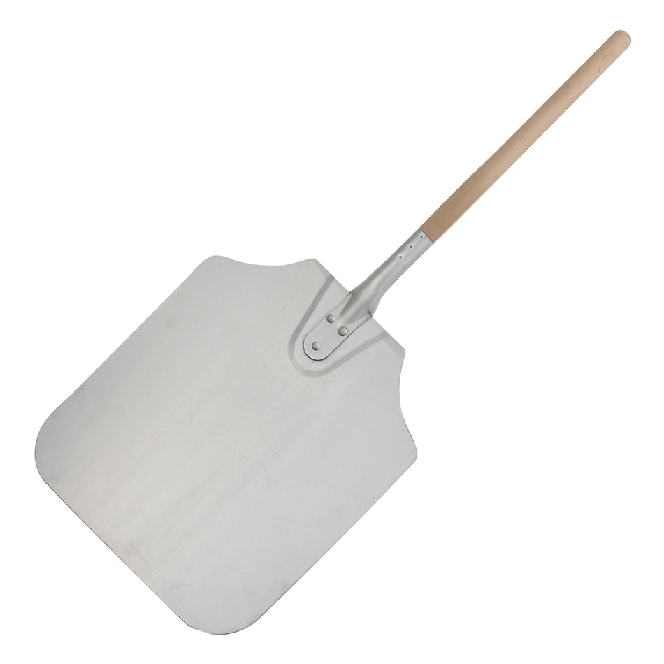 Winco APP-18M 14 to 16 Inch Aluminum Blade Pizza Peel with Wood Handle