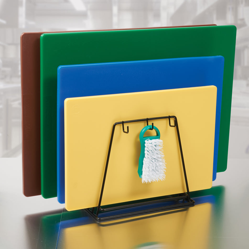 Winco CB-6K Cutting Board Rack 6 Slots Vinyl Coated for Boards Up to 1 Inch