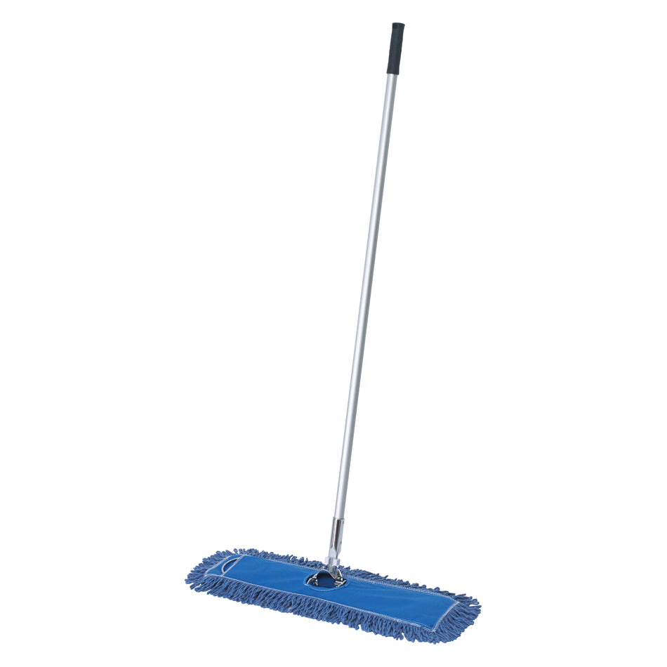 Winco DMB-24H Dust Mop 24 Inch Cotton Blend Blue Head Refill