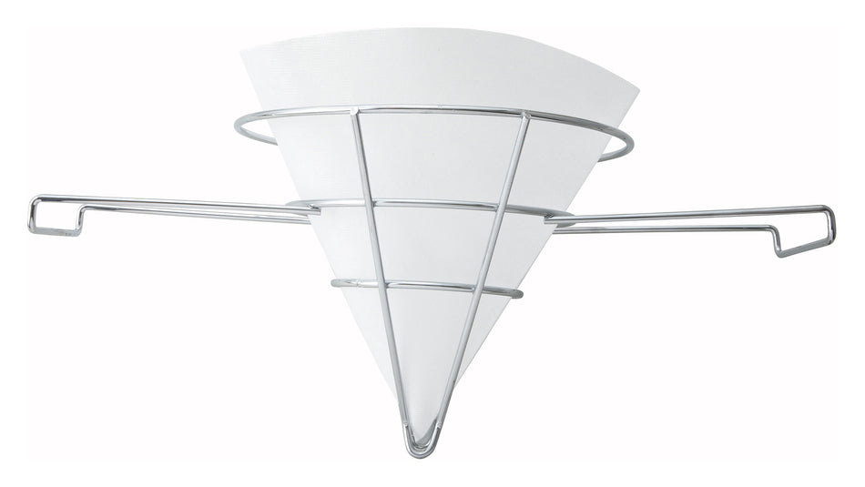 Winco FF-10 10 Inch Fryer Filter Stand Countertop Stainless Steel Holder
