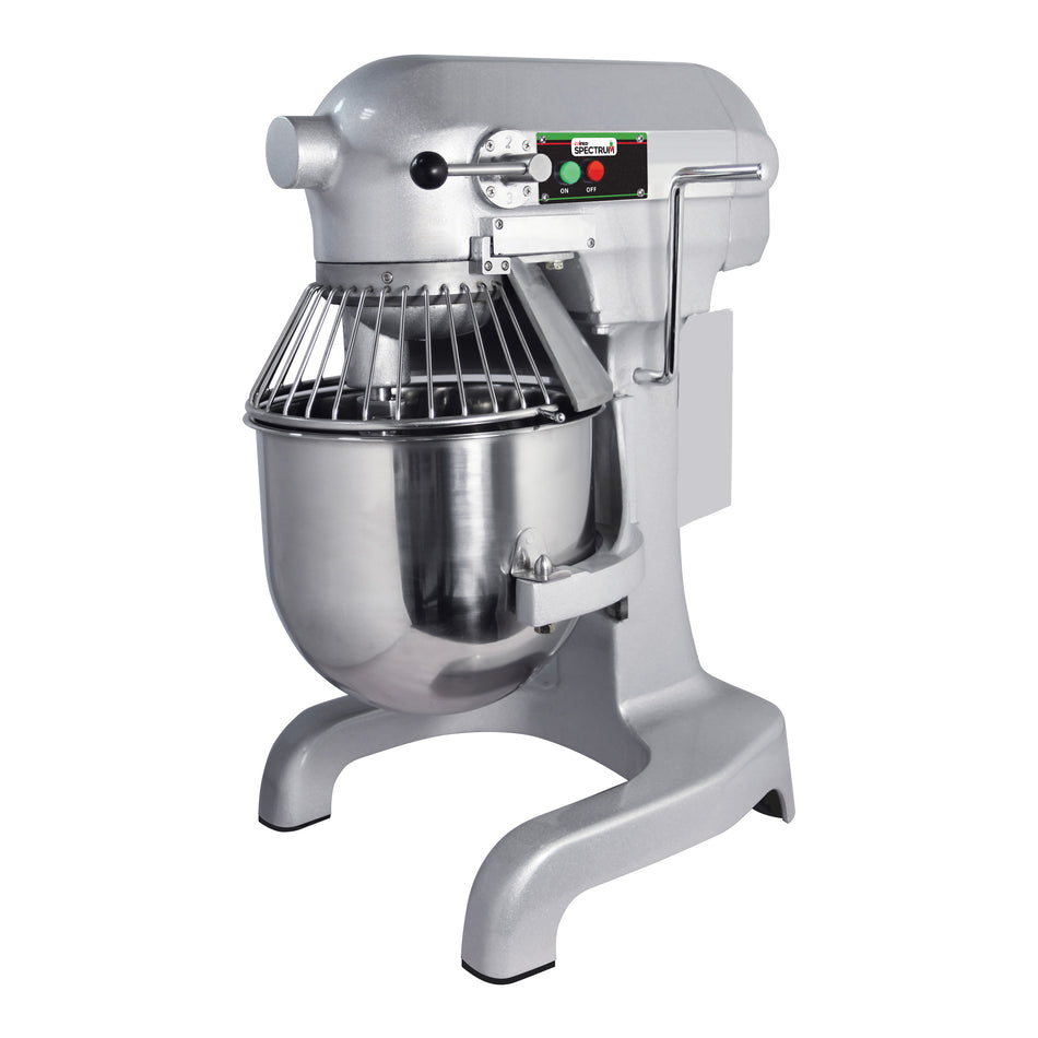 Winco EMP-10 15 Inch Floor Model Planetary Mixer with 10 Liter Bowl and Attachments