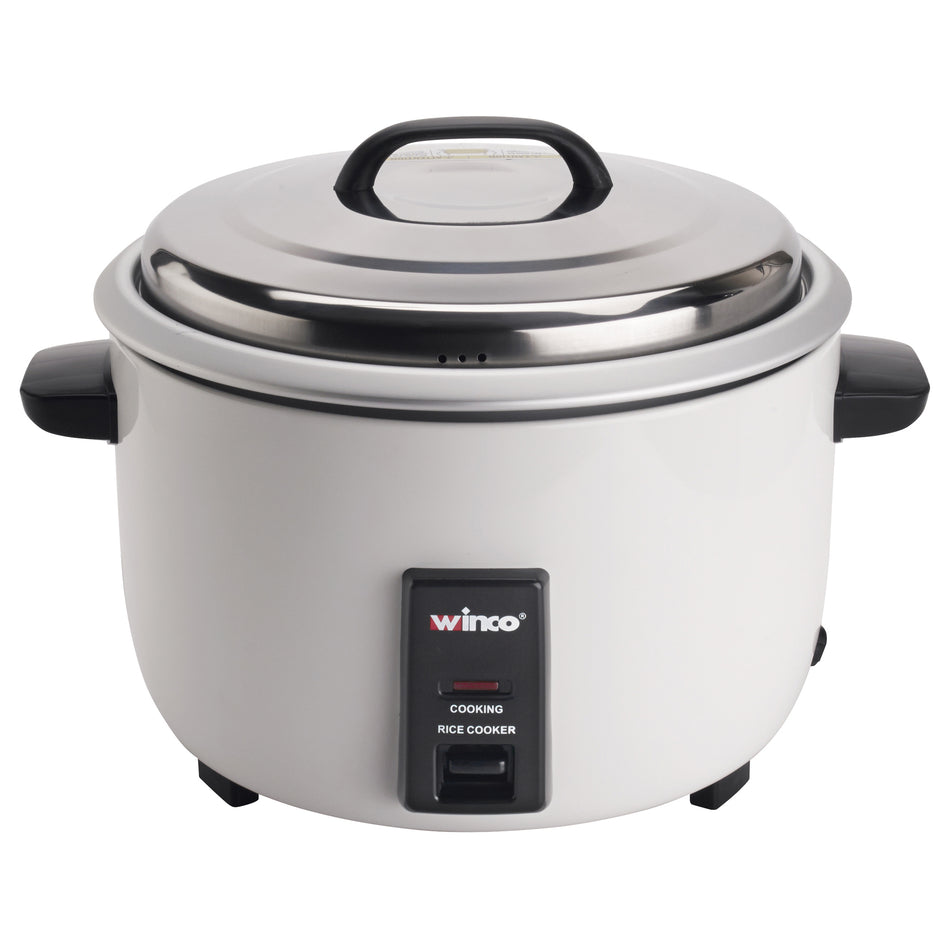 Winco RC-P301 30 Cup Electric Rice Cooker with Stainless Steel Body