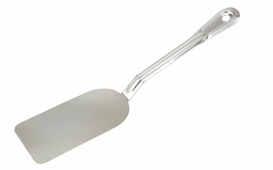 Winco STN-6 14 Inch Solid Turner Stainless Steel with Ergonomic Handle