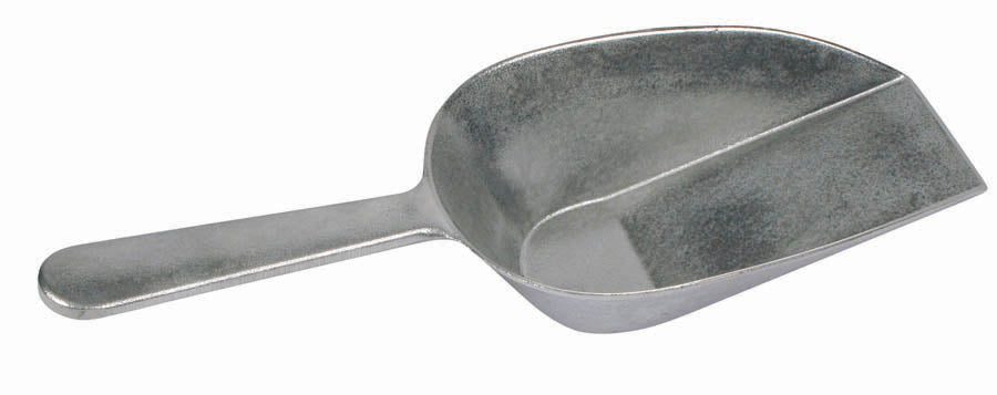 Winco ASFB-16 16 Oz Aluminum Flat Bottom Scoop with Ergonomic Handle