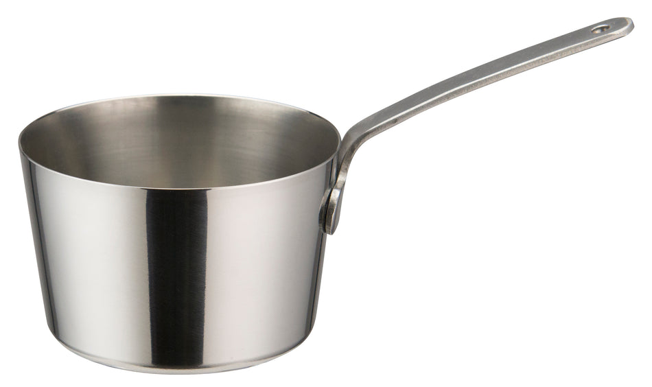 Winco DCWB-101S 4 Oz Mini Sauce Pan Tapered Stainless Steel