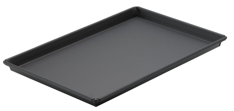 Winco SPP-1218 12 Inch Sicilian Pizza Pan Non-stick Steel Tapered Design