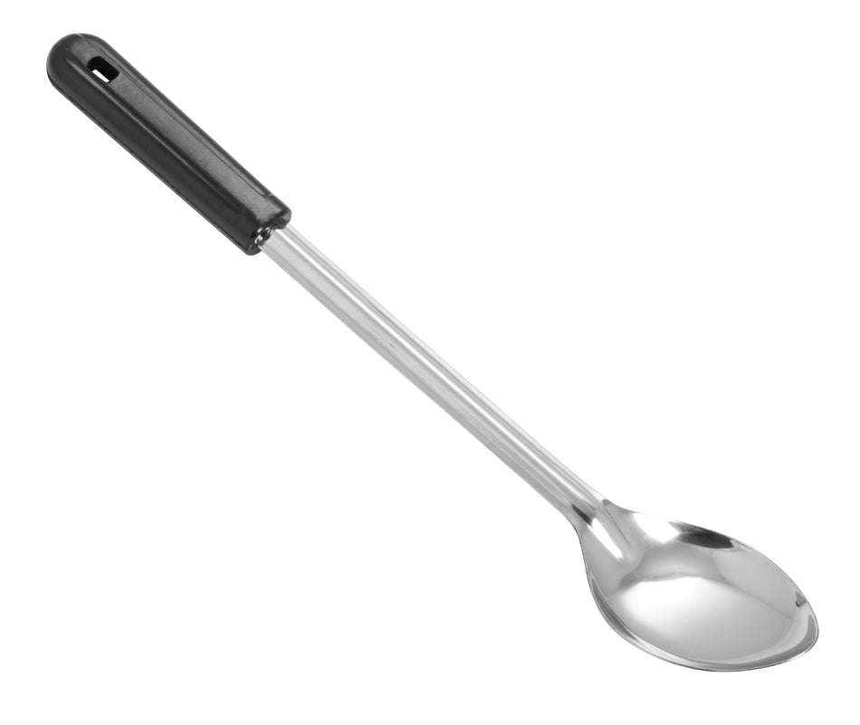 Winco BSOB-15 15 Inch Solid Basting Spoon Black Bakelite Handle Stainless Steel