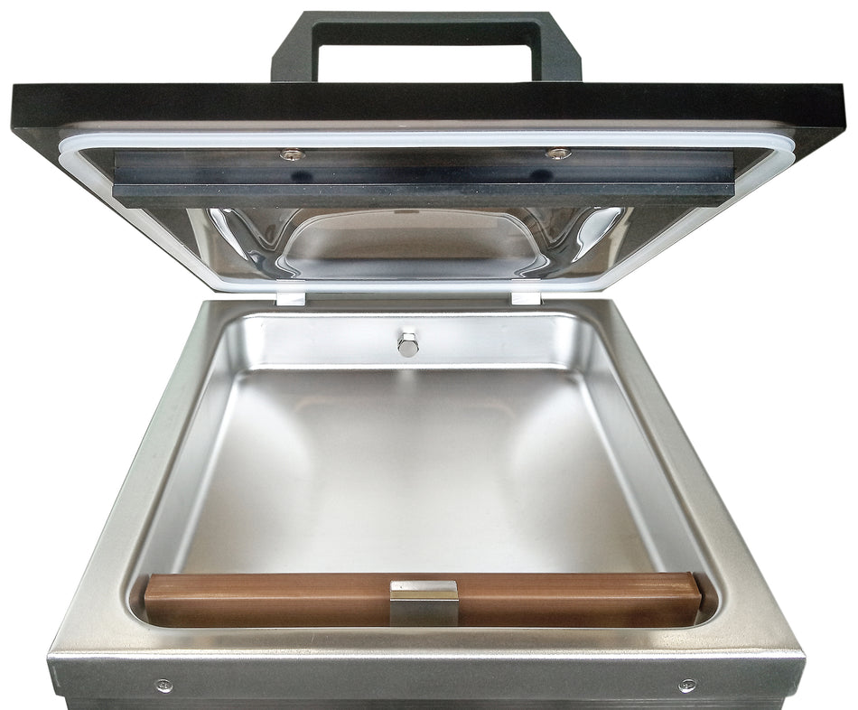 Winco EVPM-12 14 Inch Vacuum Packaging Machine Stainless Steel with Transparent Lid