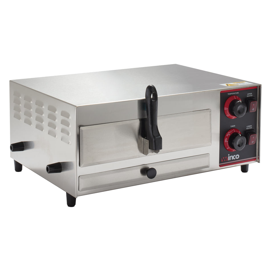 Winco EPO-1 20 Inch Electric Pizza Oven Countertop with Dial Control