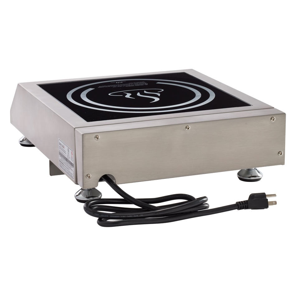 Winco EICS-18 11-13/16 Inch Electric Induction Cooker Stainless Steel with Digital Controls
