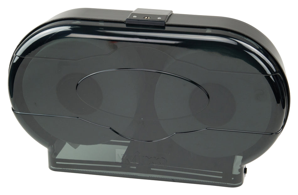 Winco TD-220 9-1/2 Inch Diameter Plastic Toilet Paper Dispenser Double Roll