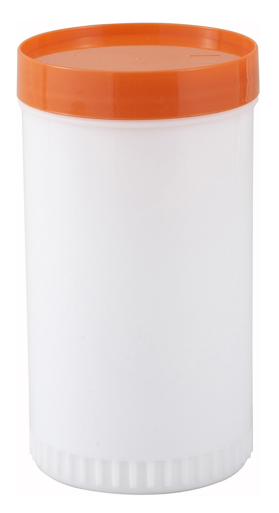 Winco PPB-2O 2 Qt. Liquor and Juice Multi Pour with Orange Spout and Lid