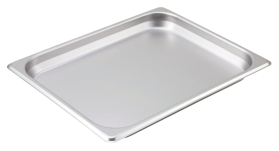 Winco SPH1 12.75 Inch 25 Gauge Stainless Steel Steam Table Pan with Straight Sides