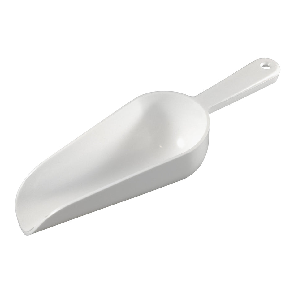 Winco CR-846W Bar Maid 6 oz Polyethylene Round Bowl Scoop