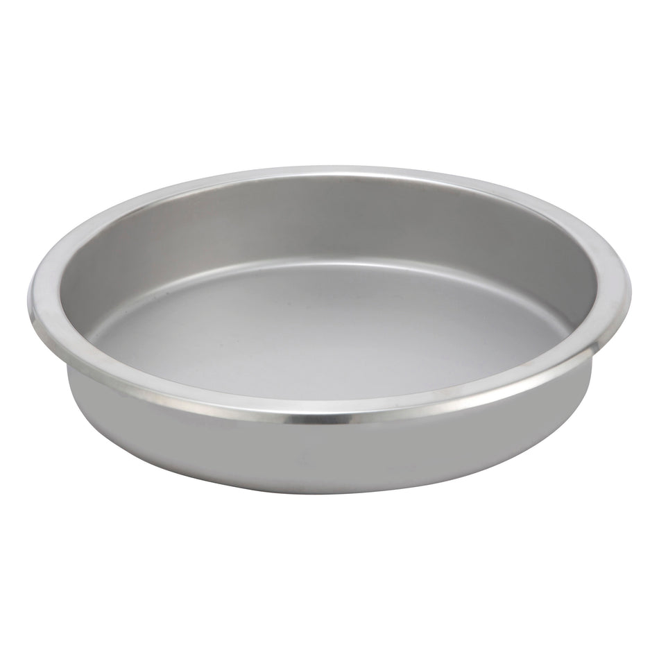 Winco 602-FP 6 Quarts Stainless Steel Chafer Food Pan for Round Chafer