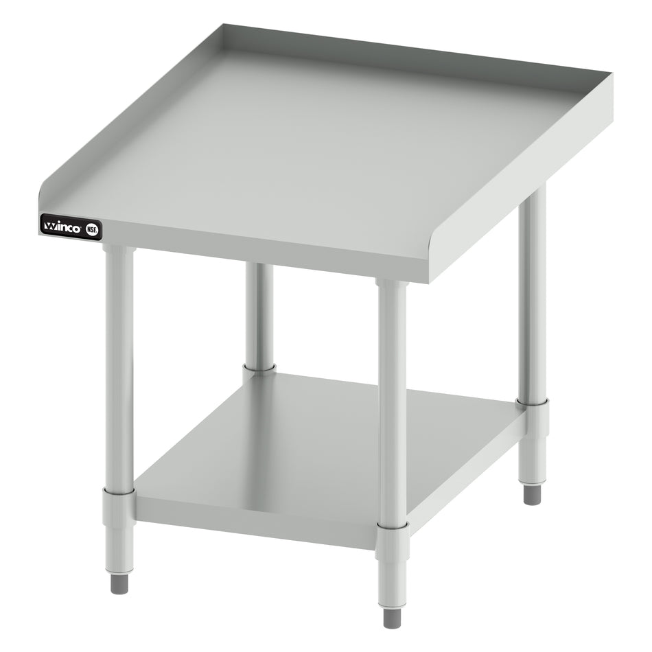Winco ES-2430 24 Inch Equipment Stand with Stainless Steel Top and Undershelf