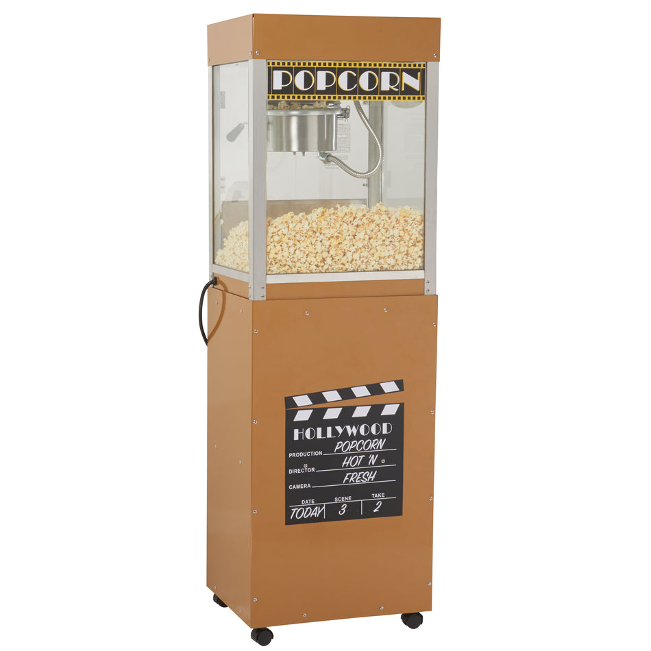 Winco 30080 19 Inch Brown Benchmark Pedestal for Premiere Popcorn Machines