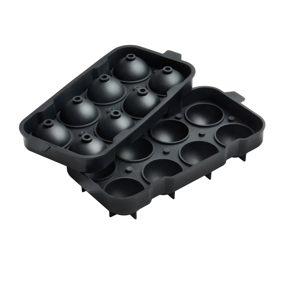 Winco ICCP-8K Bar Maid Silicone Ice Tray, 8 Compartments - Black