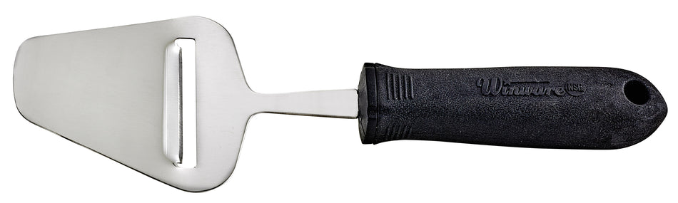 Winco VP-309 9 Inch Cheese Cutter Hand Held Plastic Soft Grip Black Stainless Steel