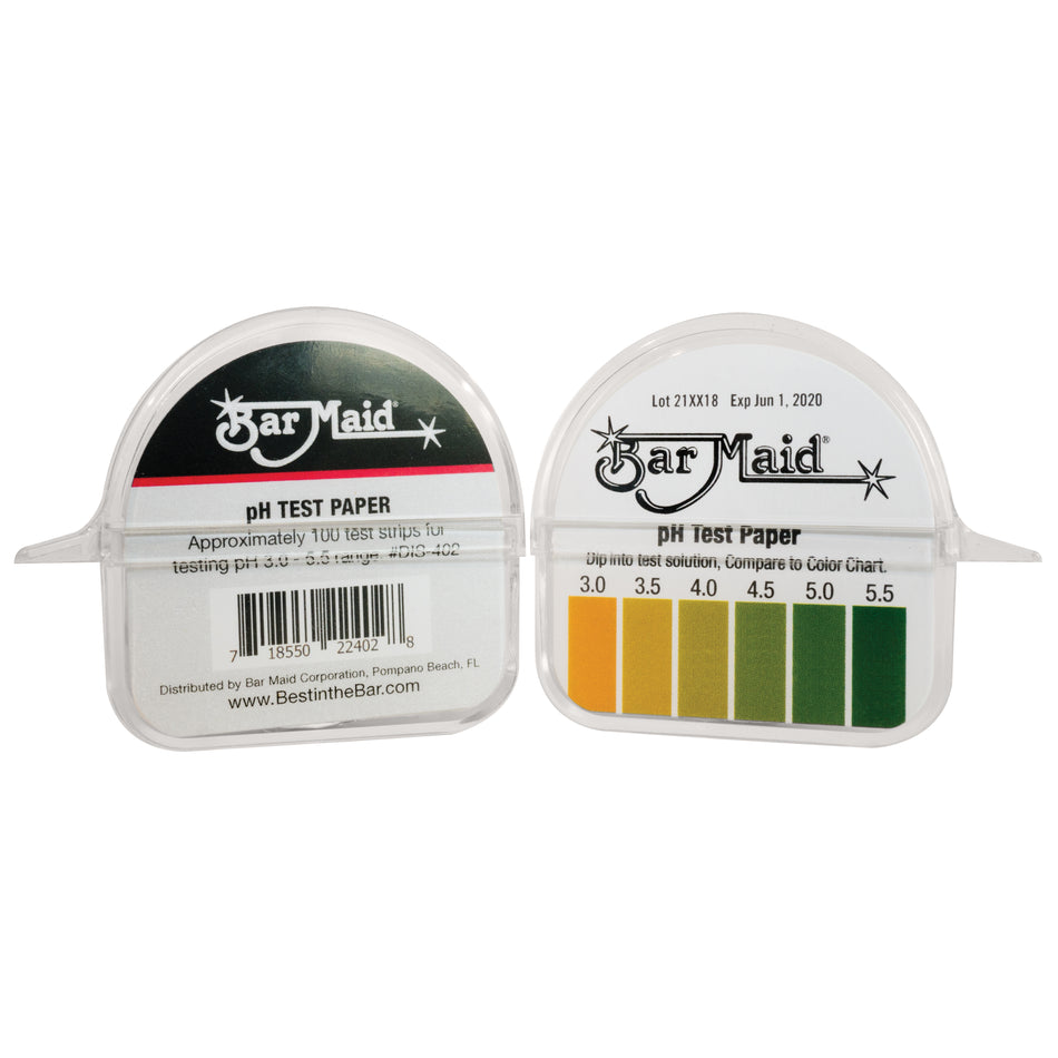 Winco DIS-402 Bar Maid pH Test Strips in Dispenser