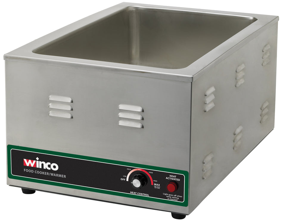 Winco FW-S600 22-Inch Electric Food Cooker/Warmer with Dial Control