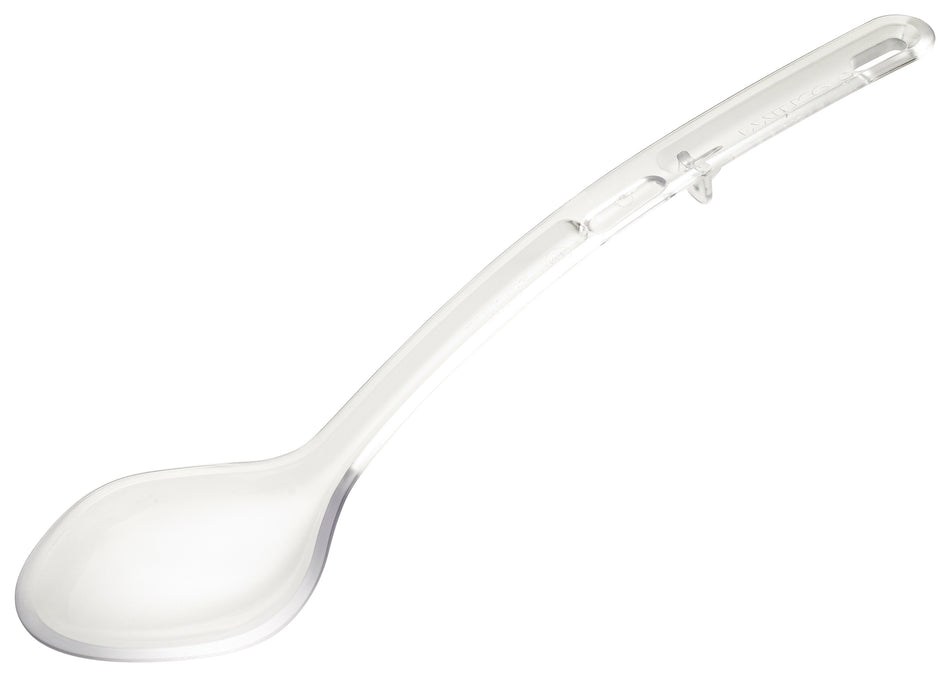 Winco CVSS-13C 13 Inch Solid Serving Spoon Heat Resistant Polycarbonate Clear