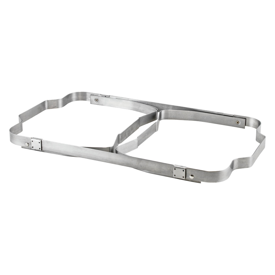 Winco C-4080 8 Quart Chafer Rectangular with Folding Stand Stainless Steel