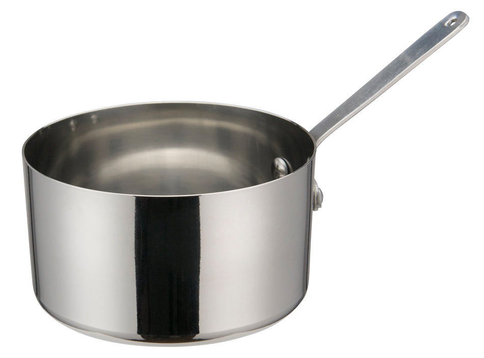 Winco DCWA-105S 18 Oz Mini Sauce Pan Round Stainless Steel with Compact Design