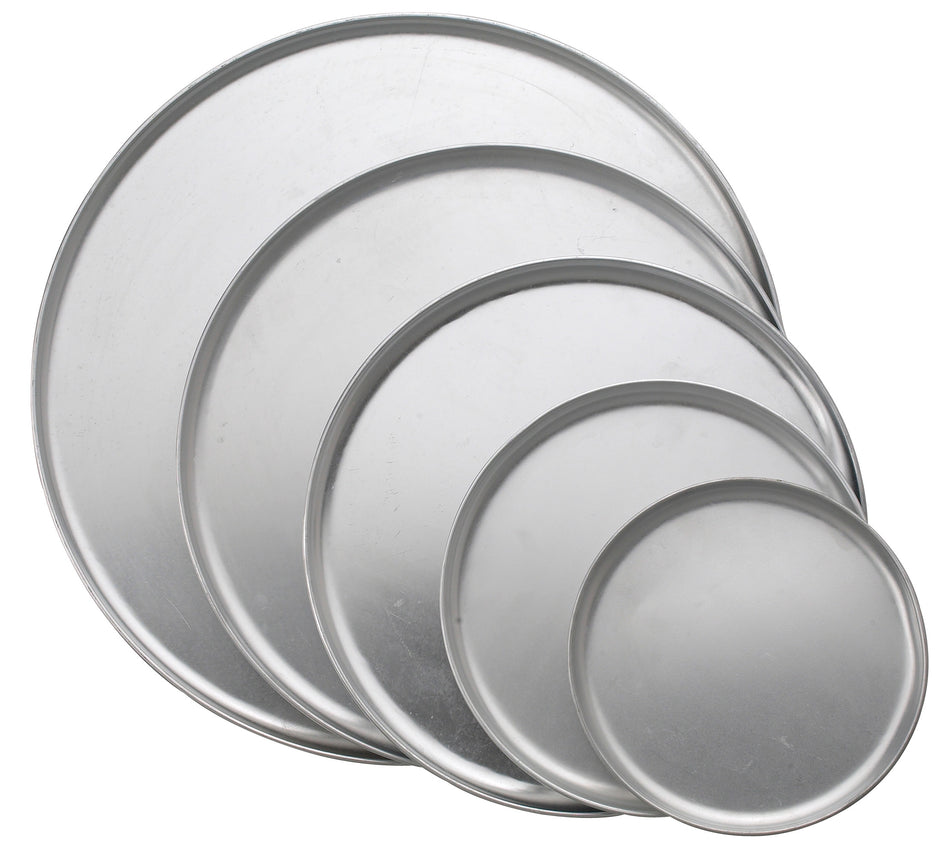 Winco APZC-13 13 Inch Diameter Coupe Aluminum Pizza Pan