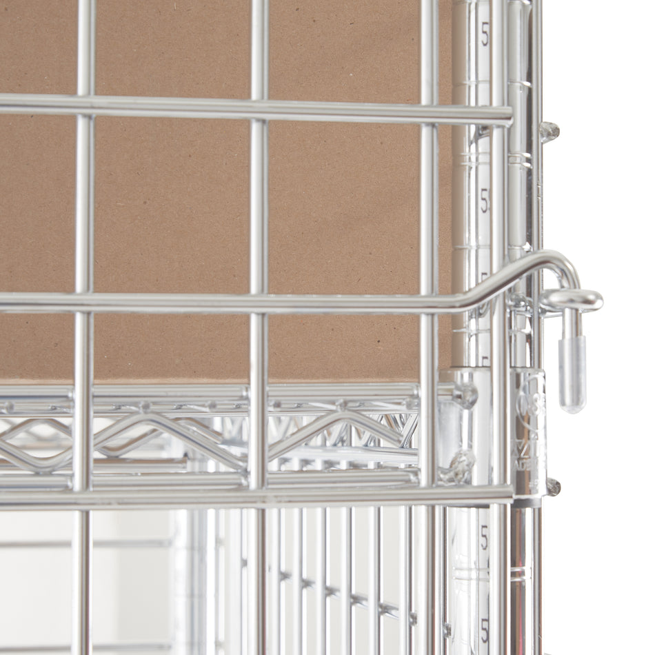 Winco VCG-1860 18 Inch Chrome Plated Wire Security Cage NSF Approved