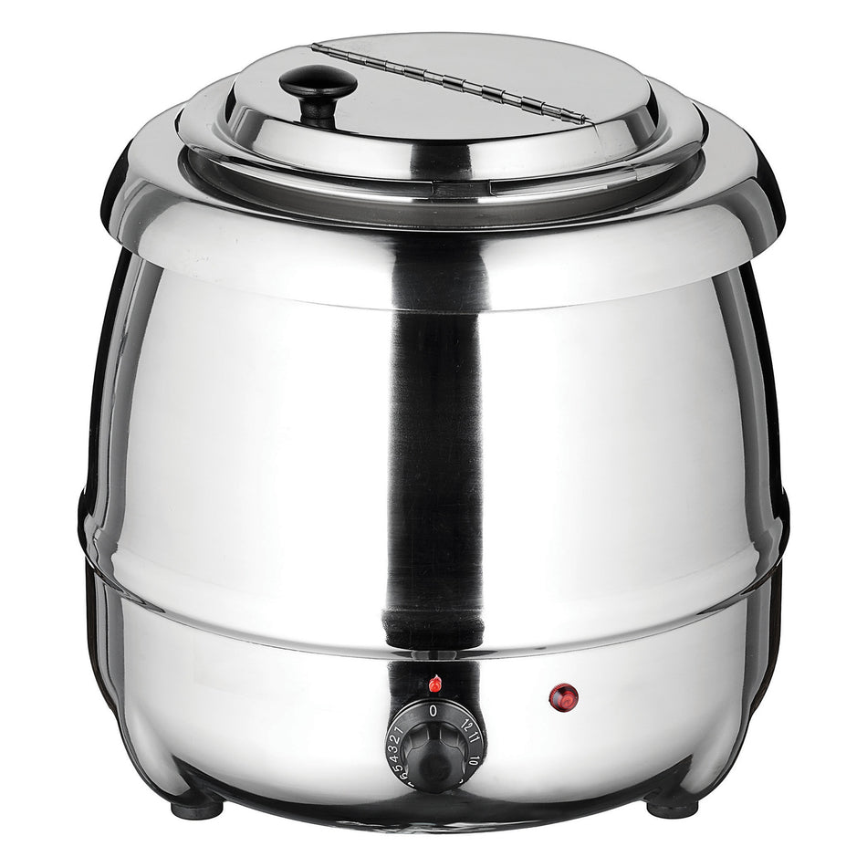 Winco ESW-70 Electric 10 Quarts Soup Kettle with Adjustable Heat Control